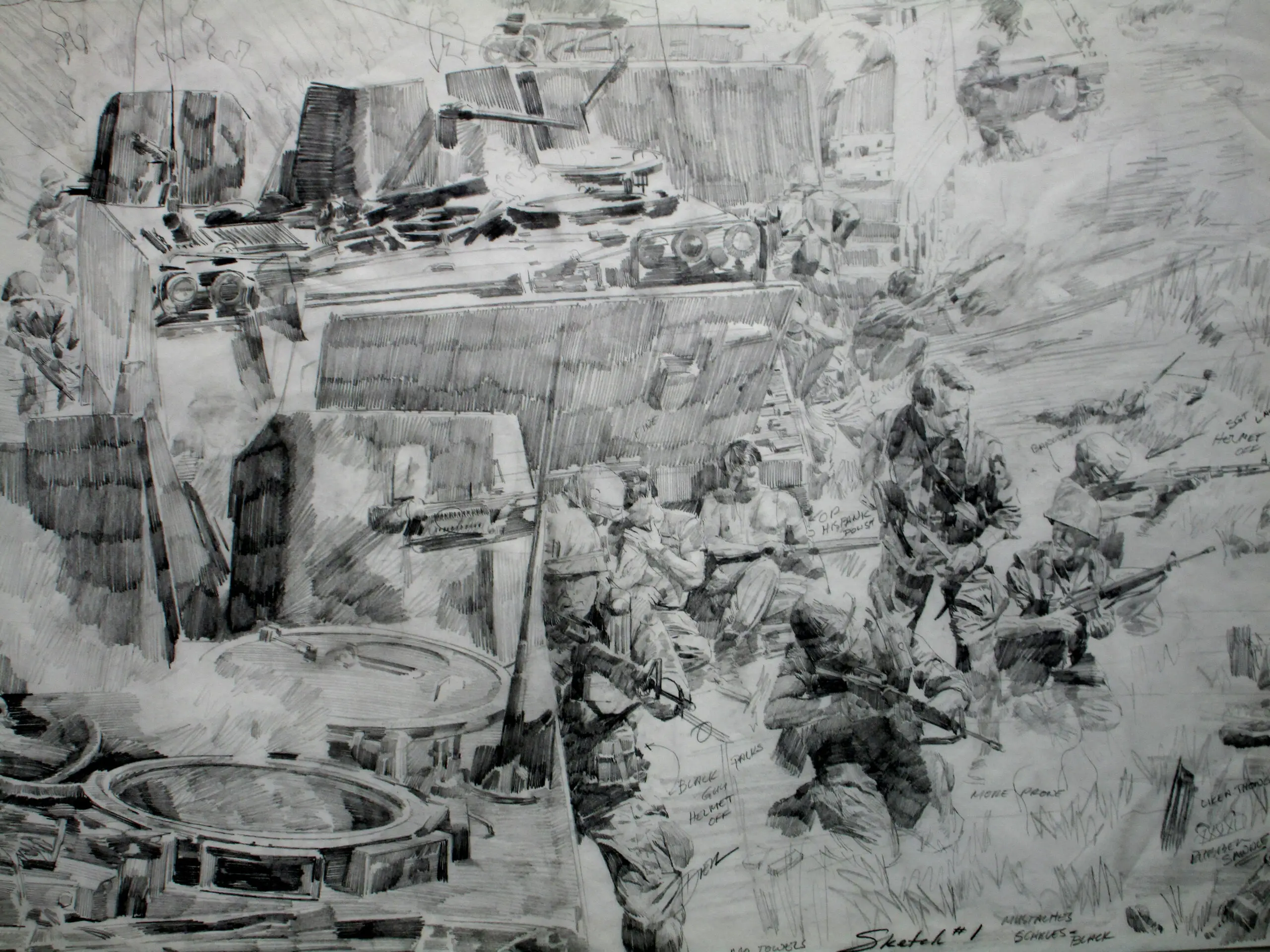Find the Bastards - Pencil Sketch