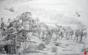 Strike on Karbala - Pencil Sketch